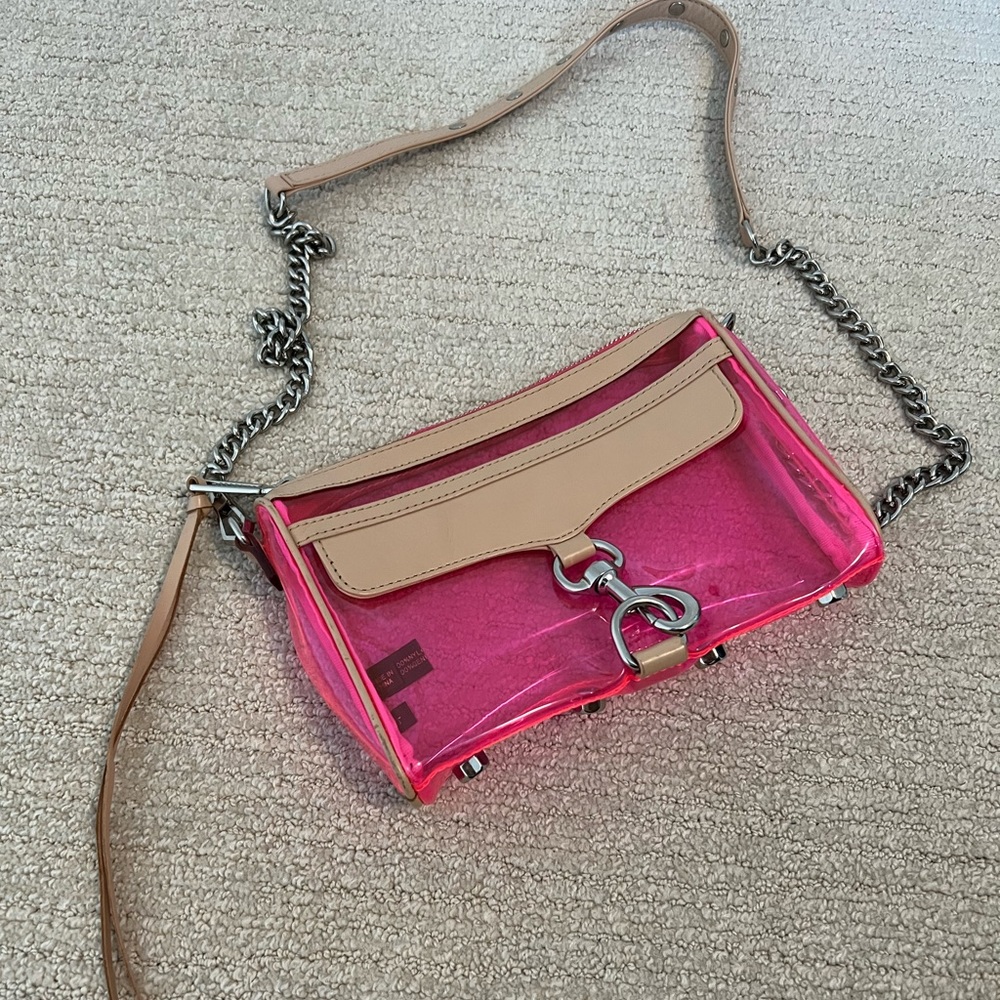 Rebecca Minkoff Clear Stadium MAC Crossbody Bag